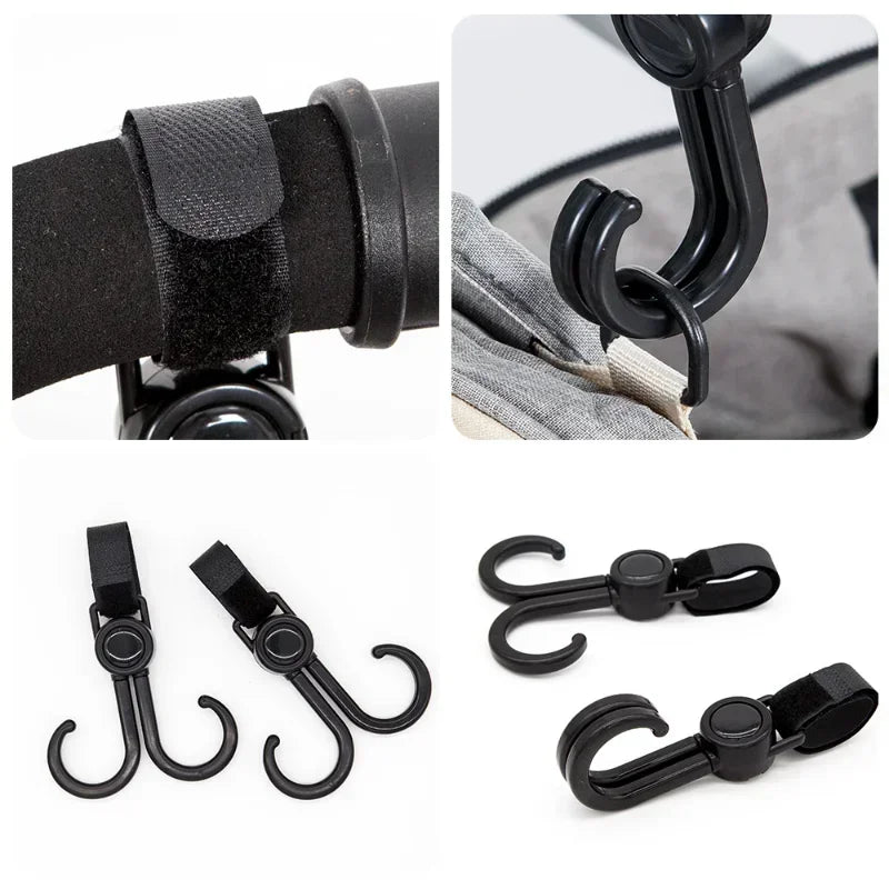 Heavy-Duty Shopping Cart Hooks for Stroller & Bags