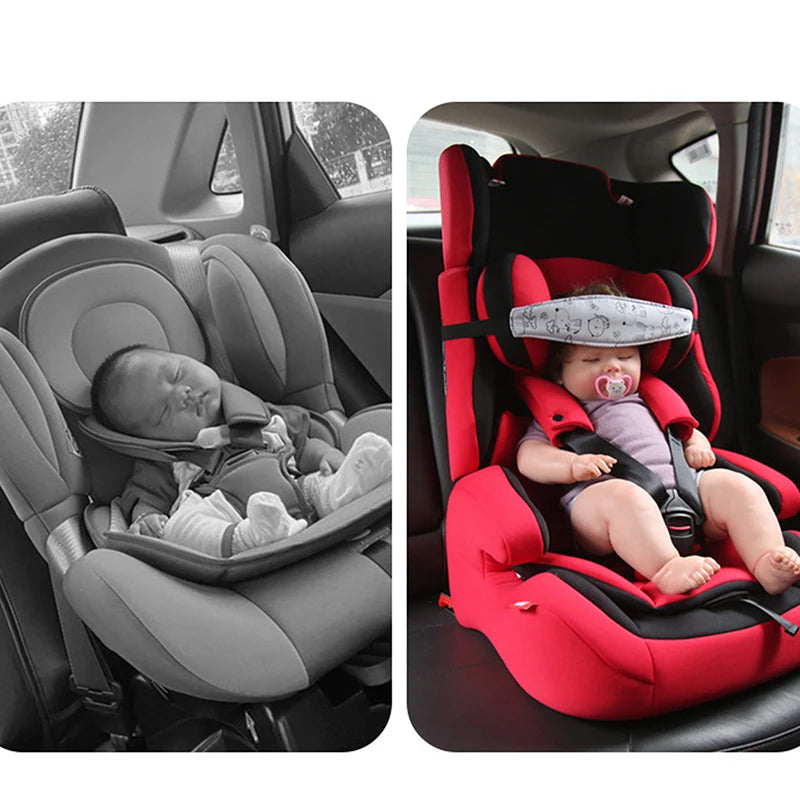 Soft Baby Car Seat Head Support Band for Safe Naps