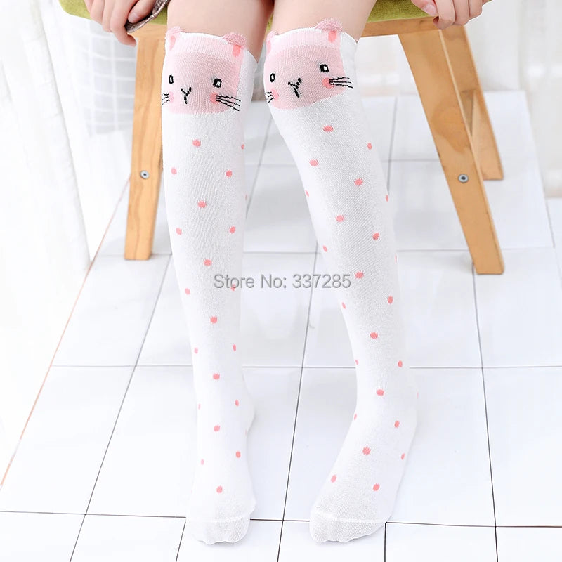 Adorable Girls Over Knee Socks