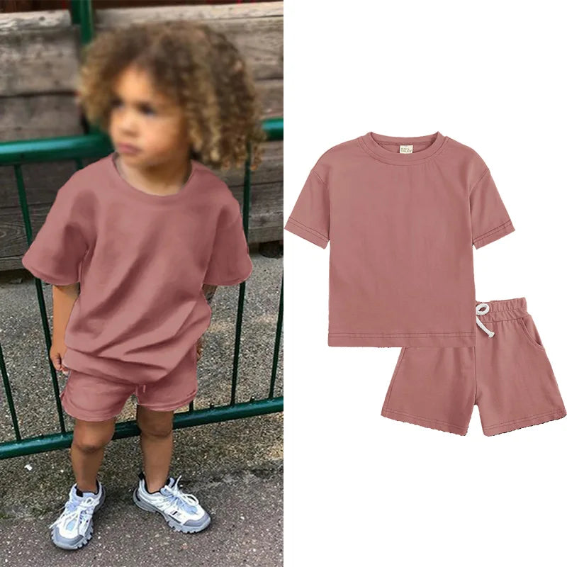 Cotton Basic Tracksuits for Kids