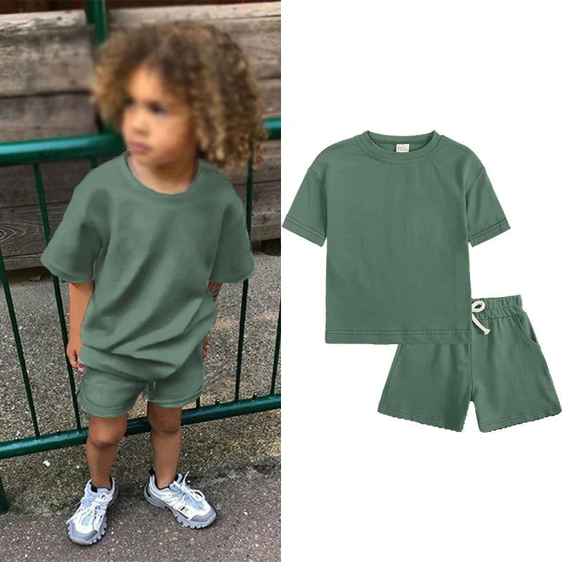 Cotton Basic Tracksuits for Kids
