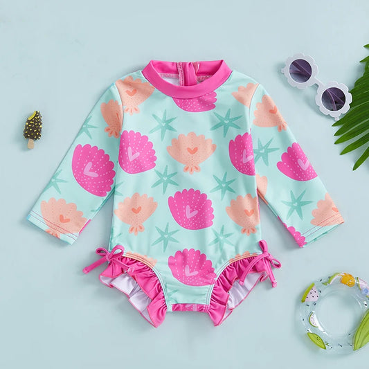 Girls Swimsuit Rompers