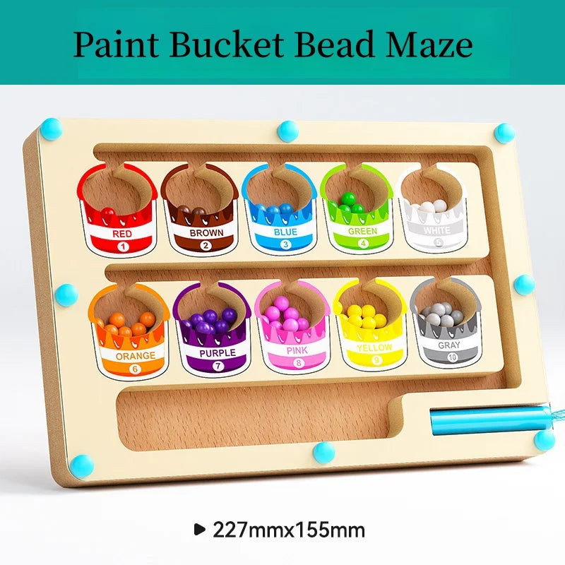 Color Sorting Magnetic Maze Toy – Fun STEM Learning Board