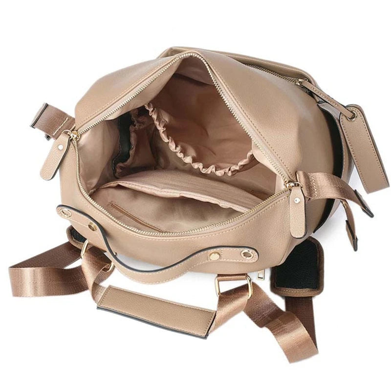 Premium Leather Diaper Bag