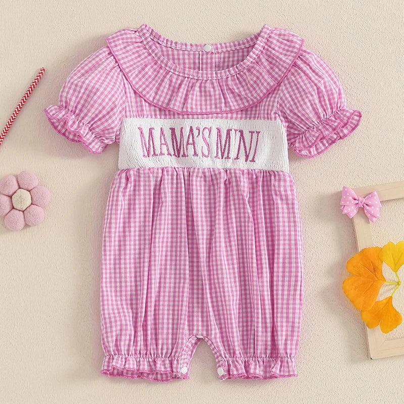Toddler Girls Floral Print Sleeveless Ruffle Romper Crew Neck Jumpsuit Summer Outfit Easter Clothes Beachwear Dress