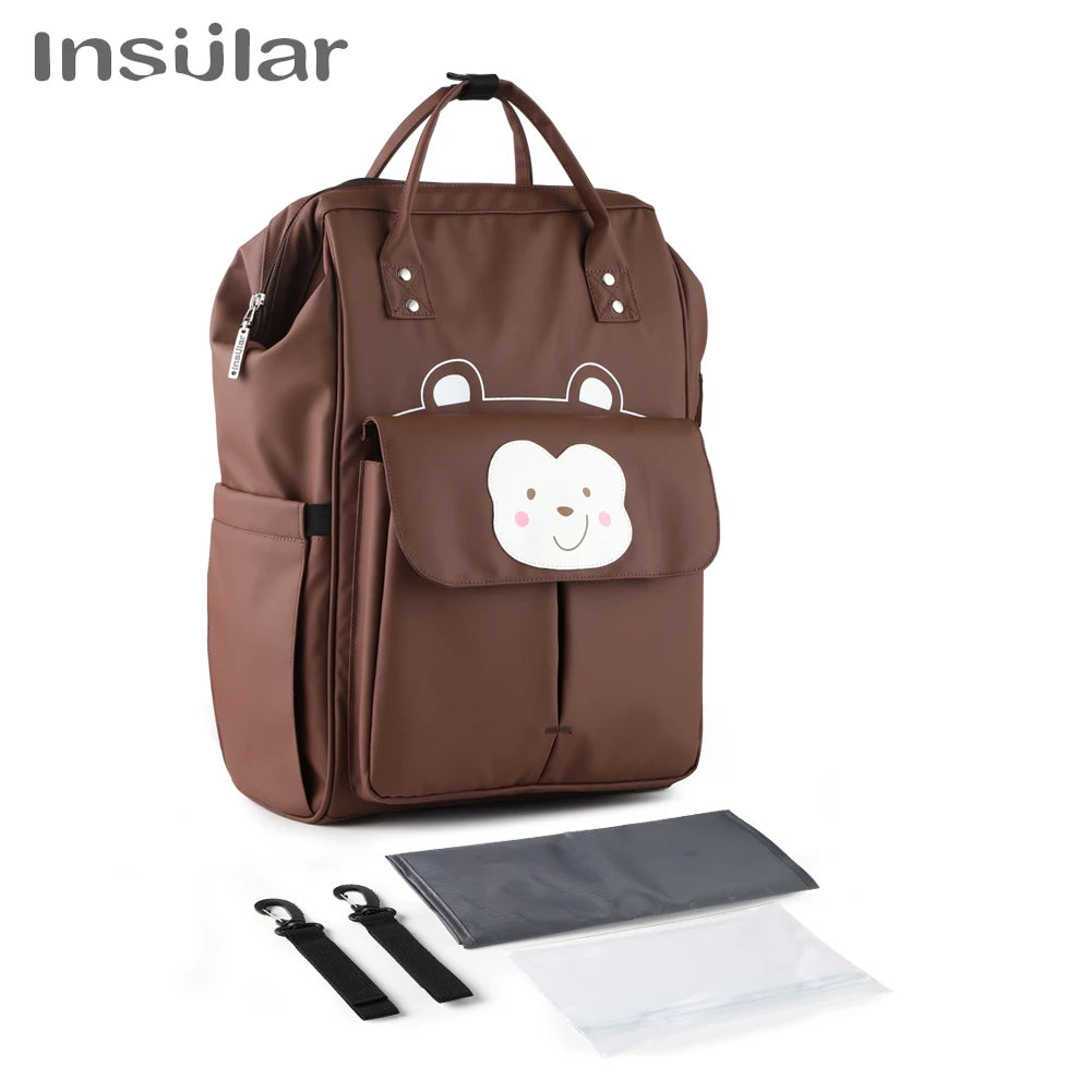 Cute Waterproof Diaper Backpack – Stylish & Practical Baby Gear