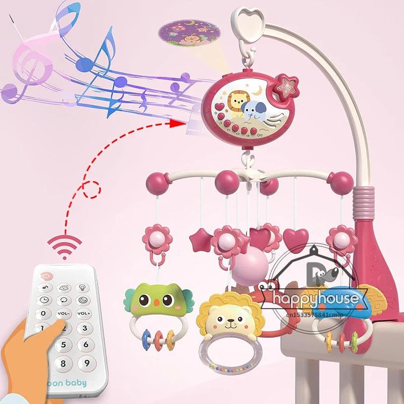 Soothing Musical Cot Mobile With Remote