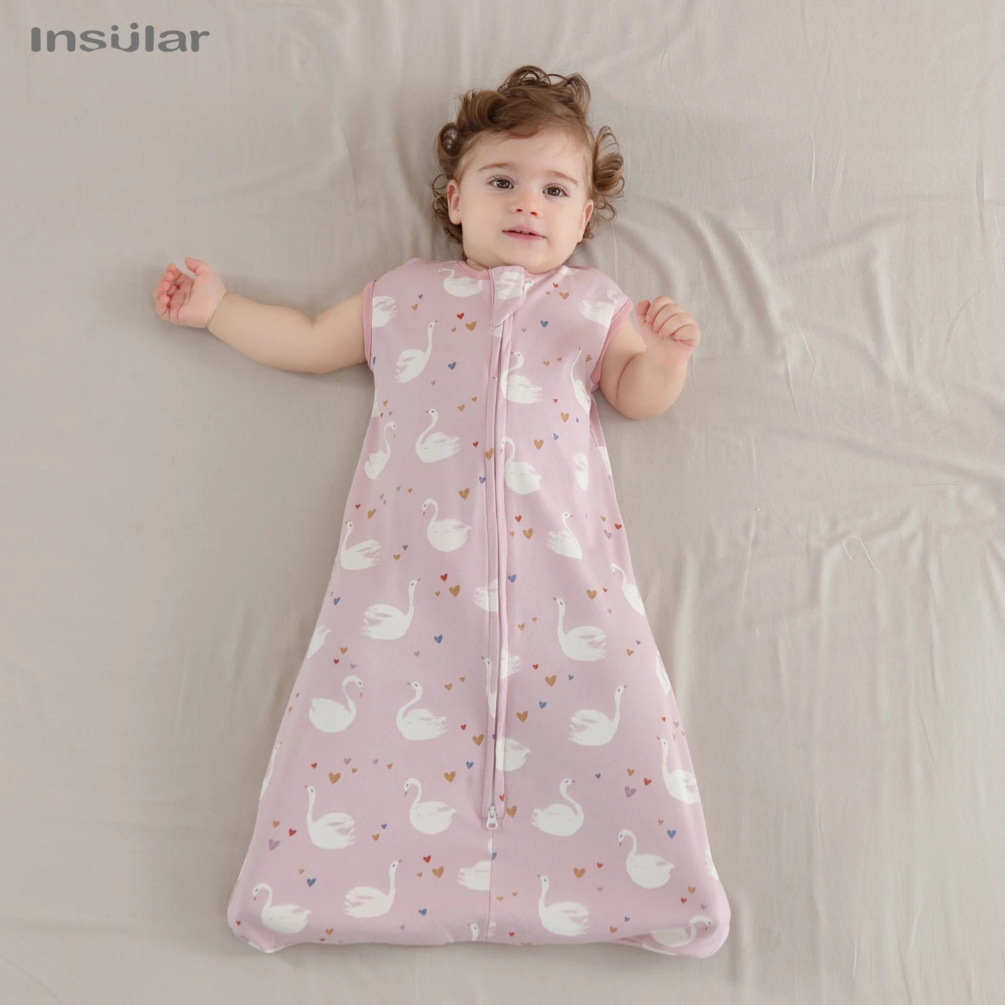 Sleeveless Vest Baby Sleeping Bag Cotton Thin Breathable Pajamas