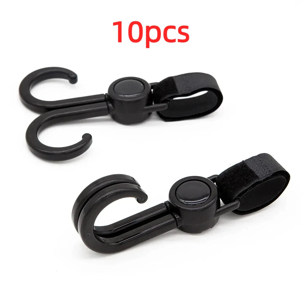 Heavy-Duty Shopping Cart Hooks for Stroller & Bags