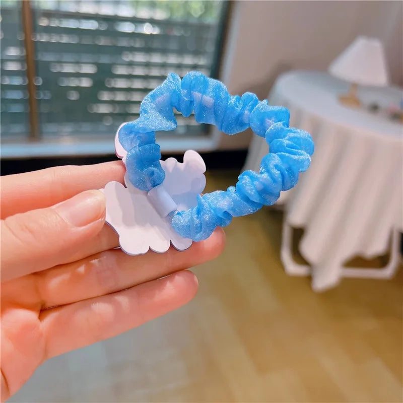 Fun Cartoon Stitch Ponytail Holder – Cute Set for Kids Hair