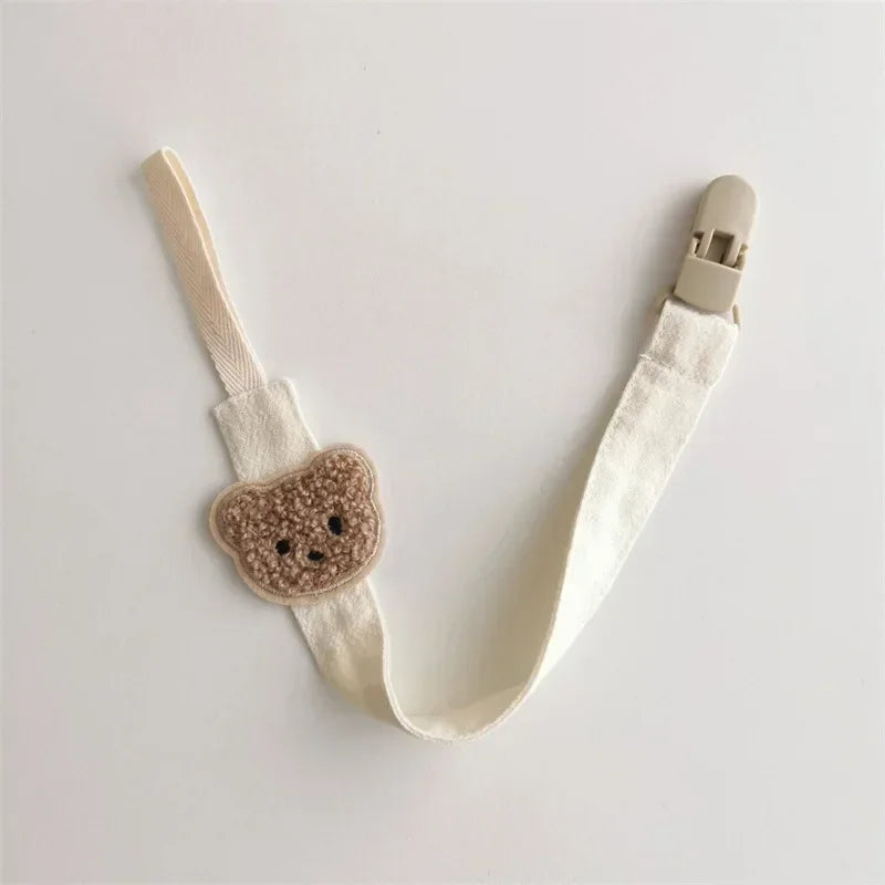Teddy Pacifier Chain Clip