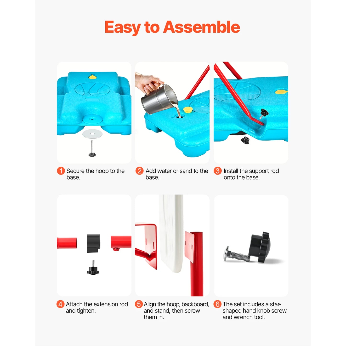 Adjustable Basketball Hoop for Kids