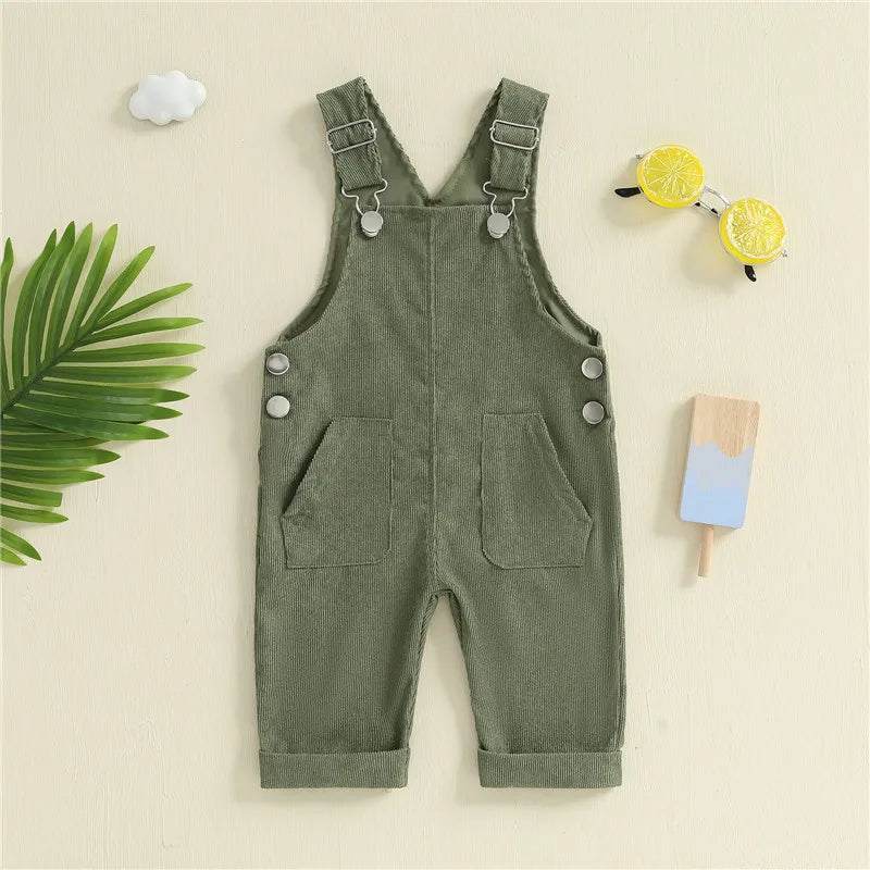 Stylish Baby Jumpsuit Pants With Suspenders