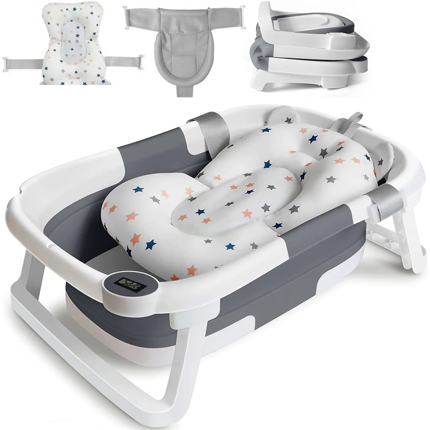 Baby Bath Tub with Foldable Design
