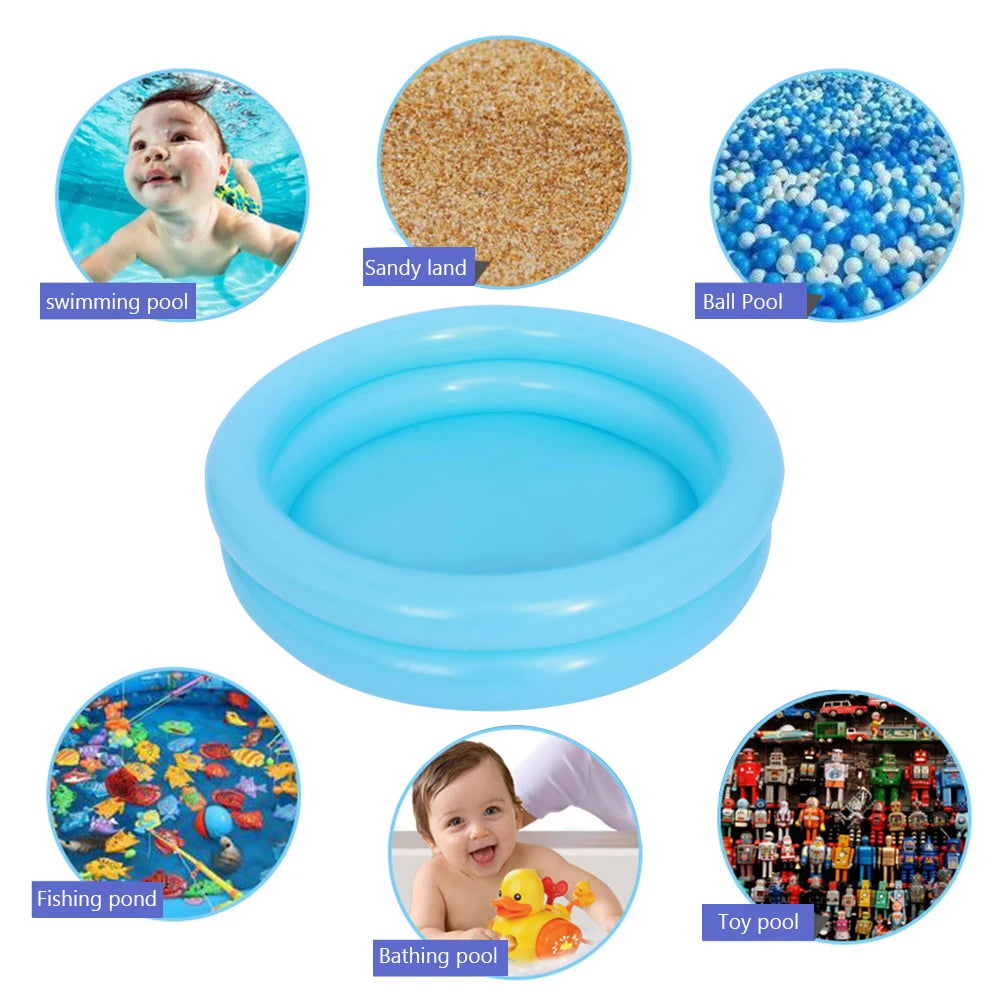 Compact Small Inflatable Kiddie Pool