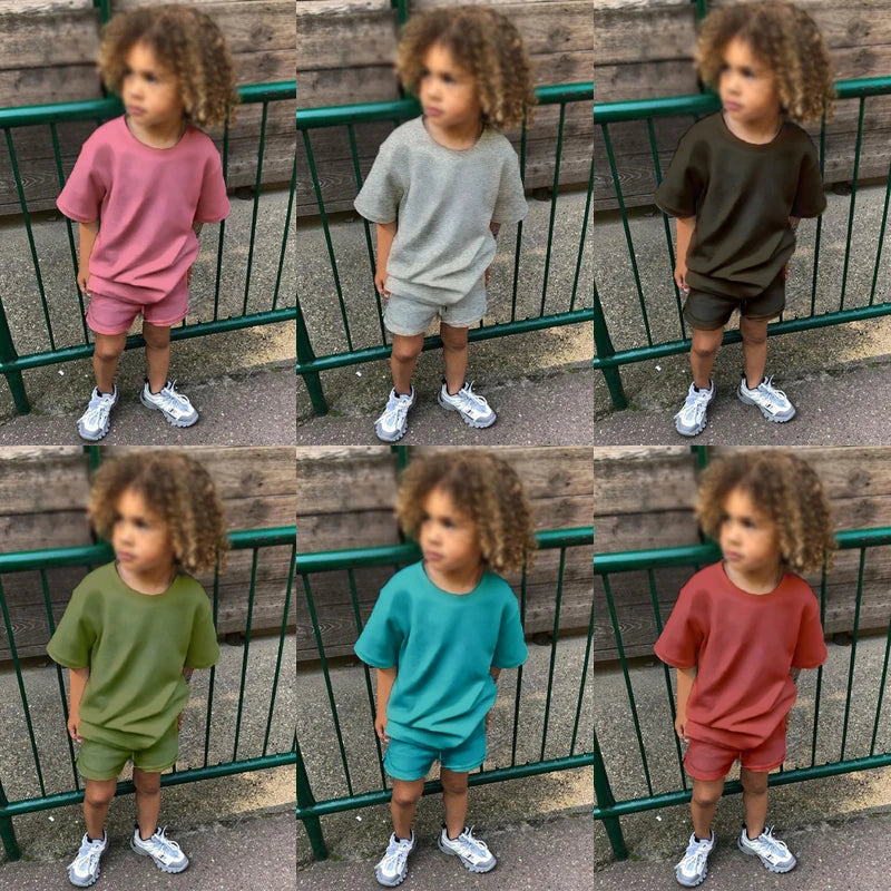 Cotton Basic Tracksuits for Kids
