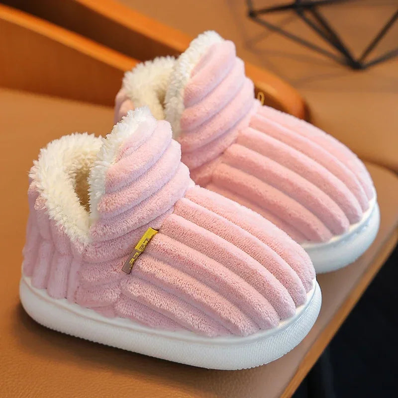 Pink Plush Shoes