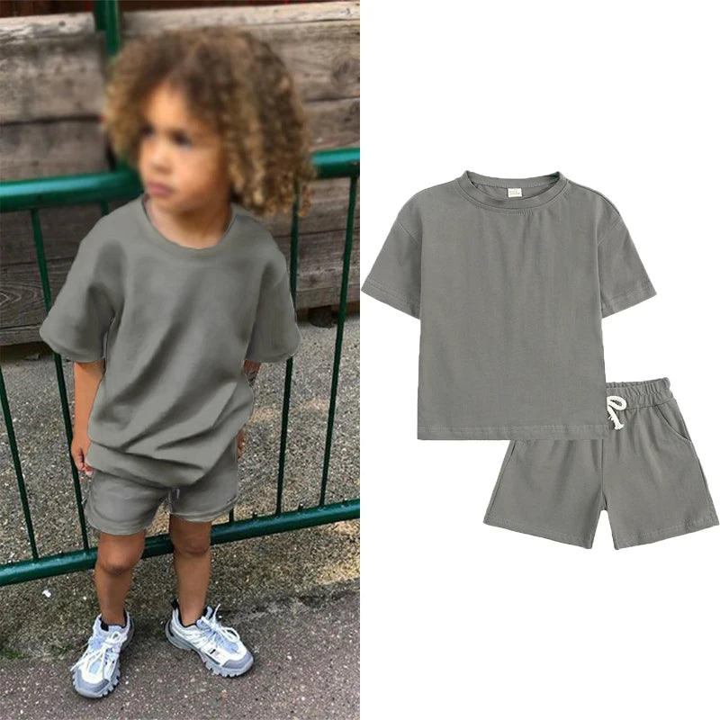 Cotton Basic Tracksuits for Kids