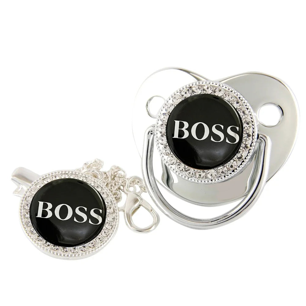 Luxury Boss Bling Pacifier – Glamour for Your Newborn