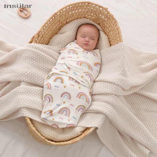 Insular 1pc Baby Swaddle Wrap Soft Cocoon Baby Blankets Newborn Swaddle Wrap Infant Wrap Blanket Warm Baby Bedding Blanket