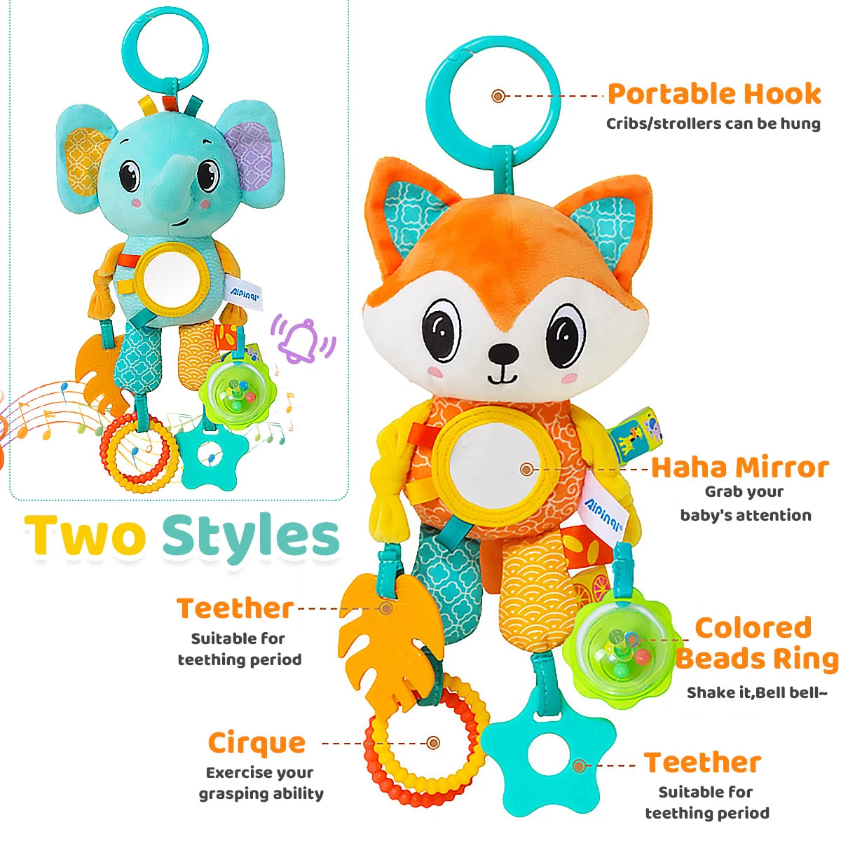 Delightful Baby Car Seat Toys – Engaging & Soothing Fun