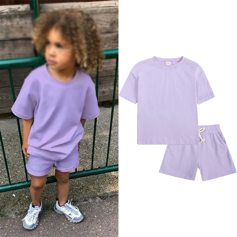 Cotton Basic Tracksuits for Kids