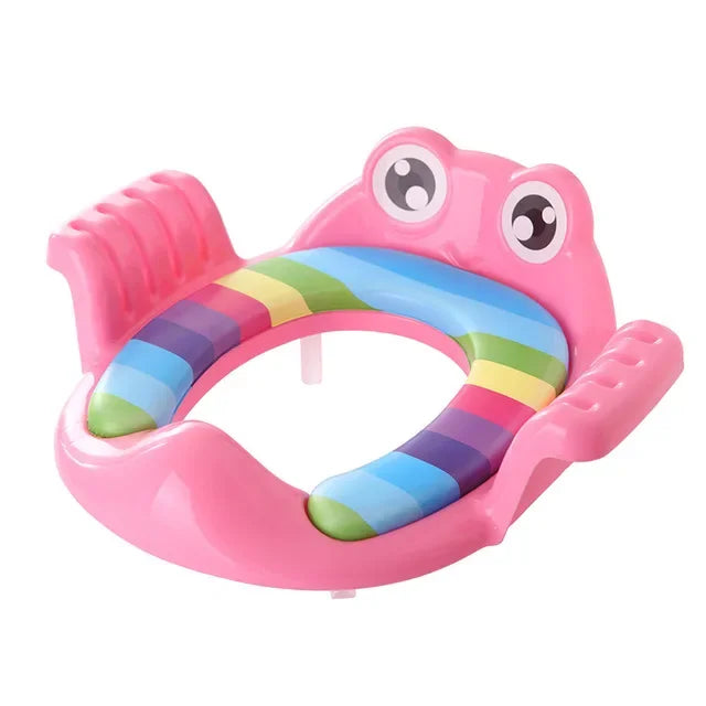 Colorful Potty Training Seat with Fun Frog Design – Adorable Comfort