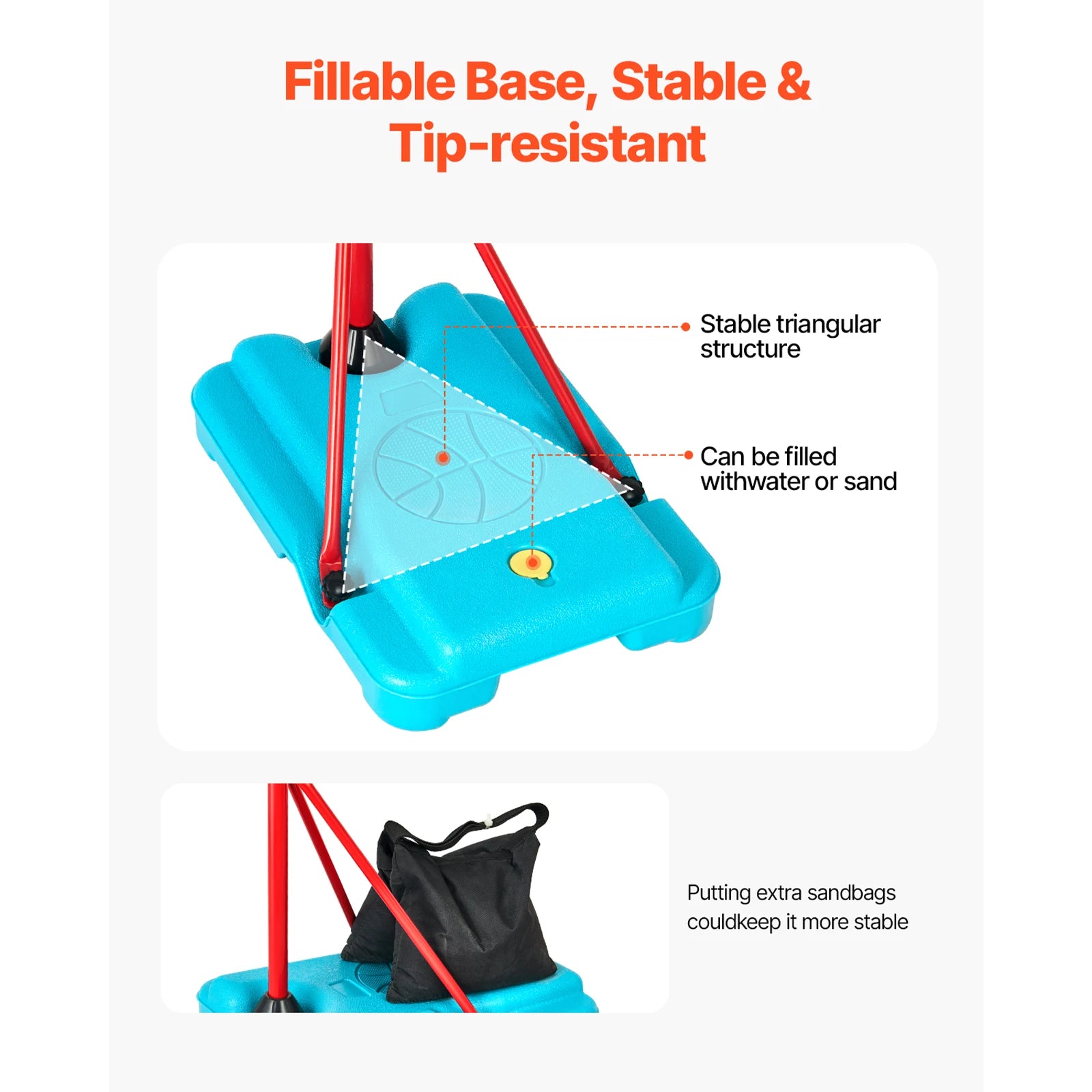 Adjustable Basketball Hoop for Kids