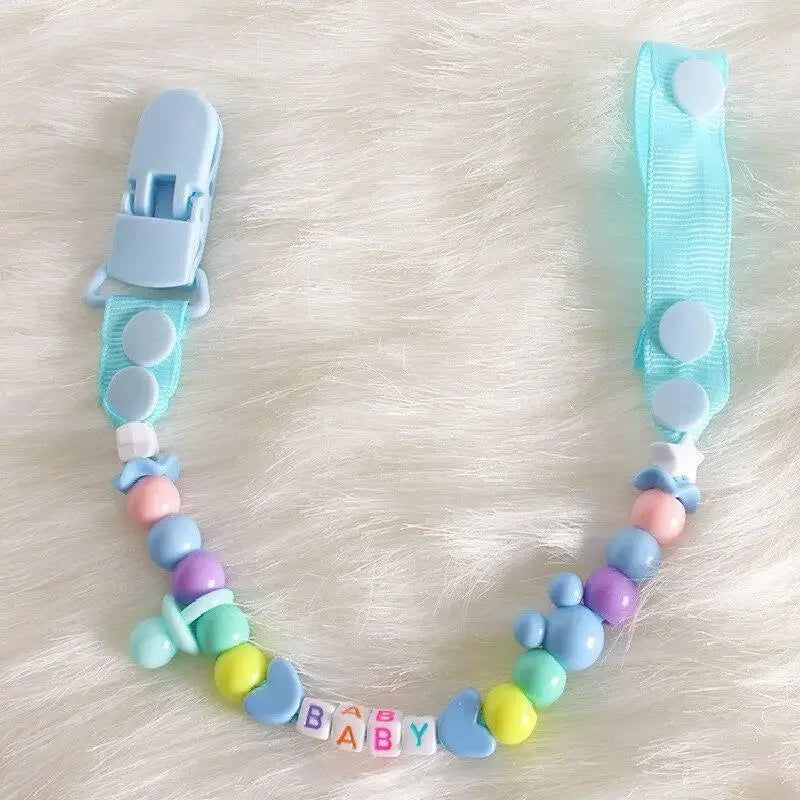 Colorful Newborn Pacifier Clips