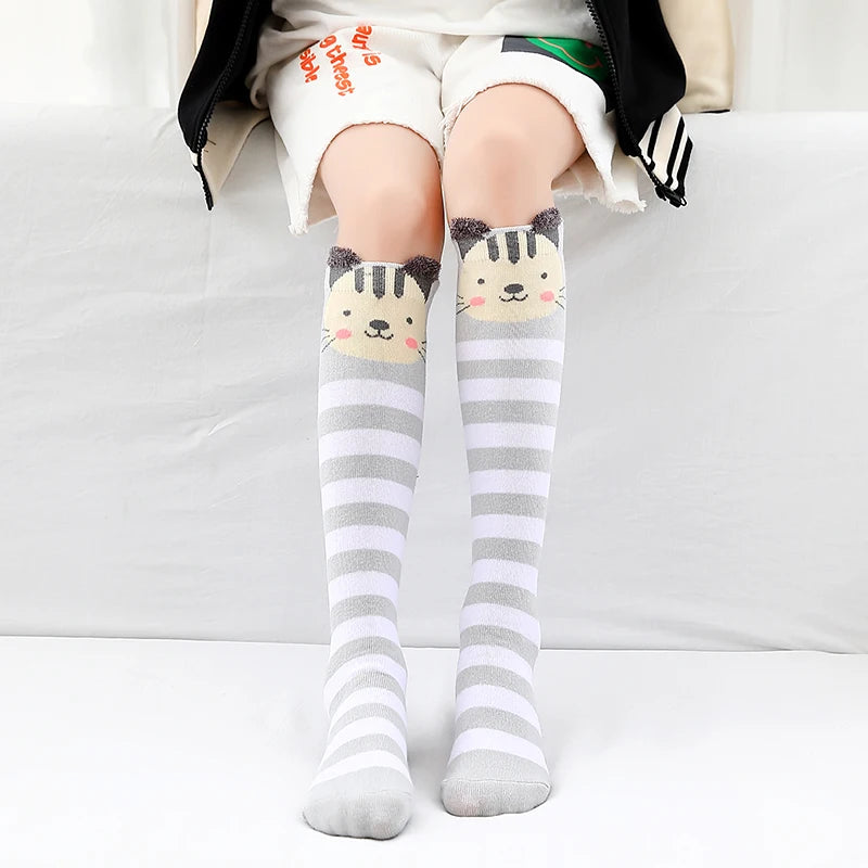 Adorable Girls Over Knee Socks