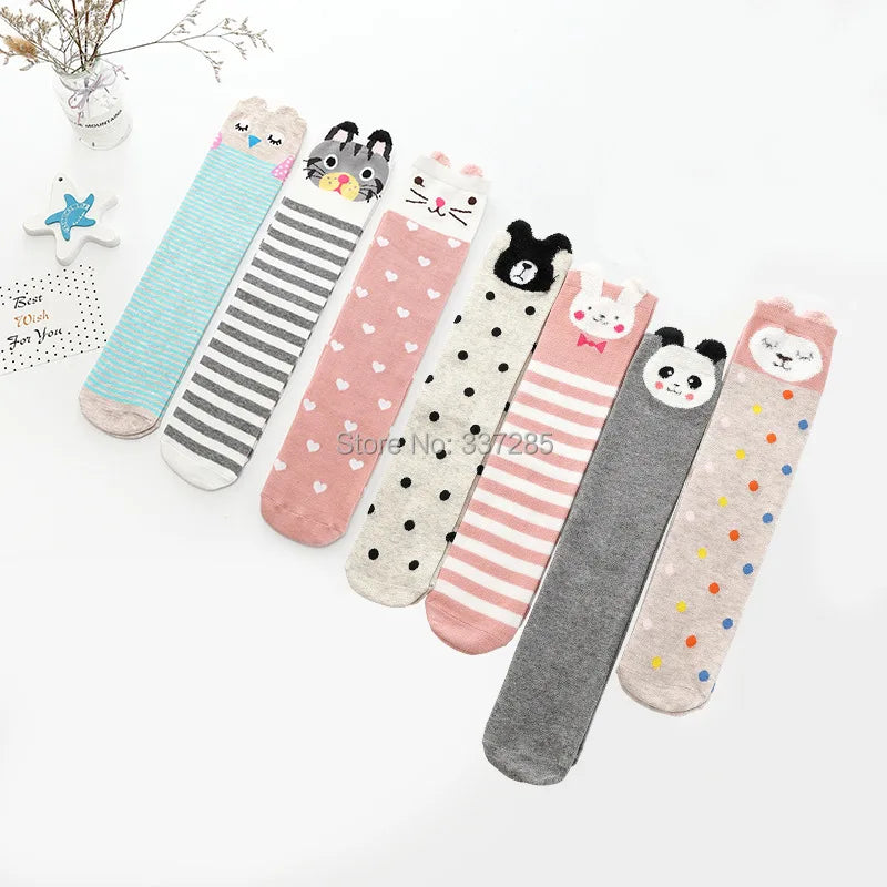 Adorable Girls Over Knee Socks
