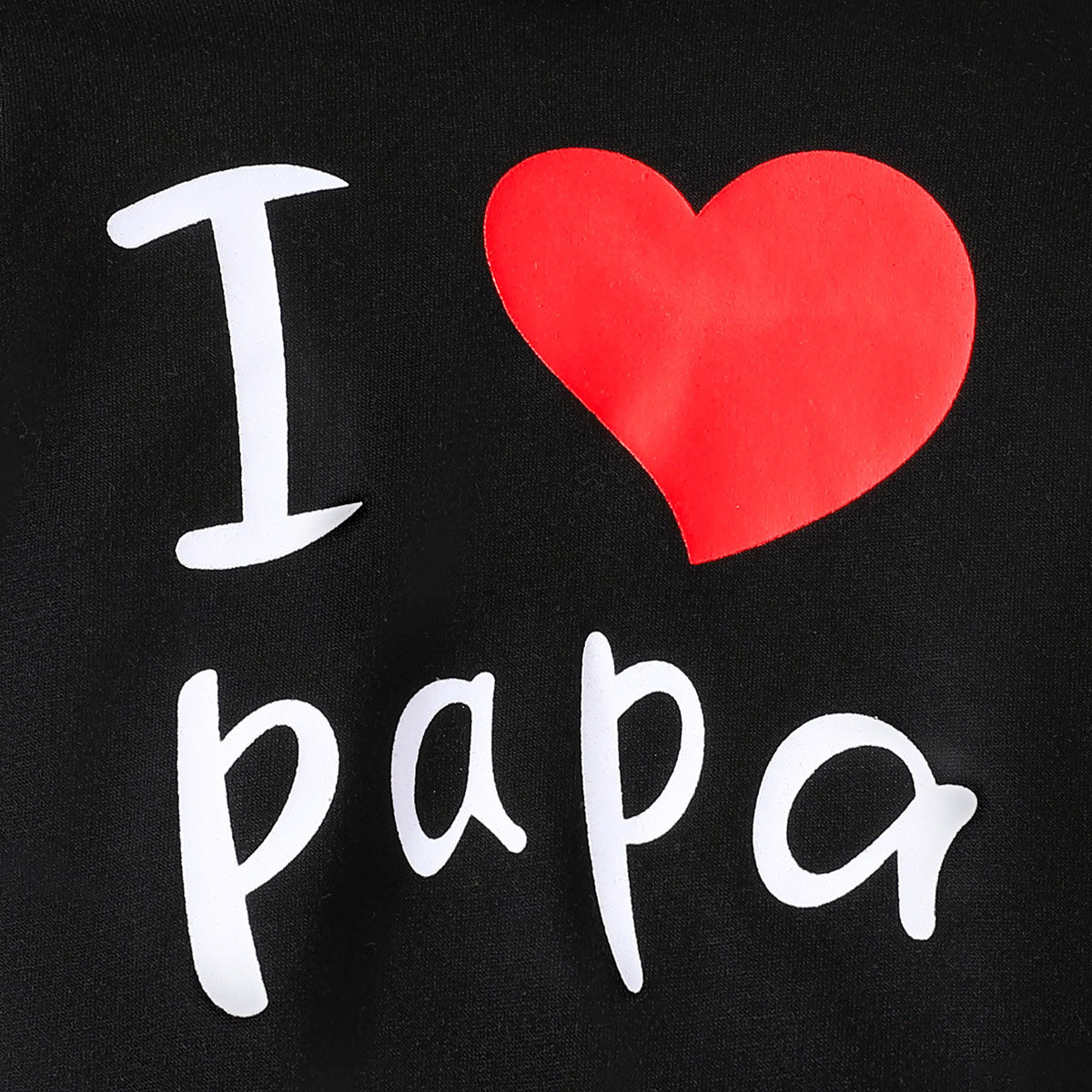 I Love Papa 2 Piece Set (Hoodie & Pants)