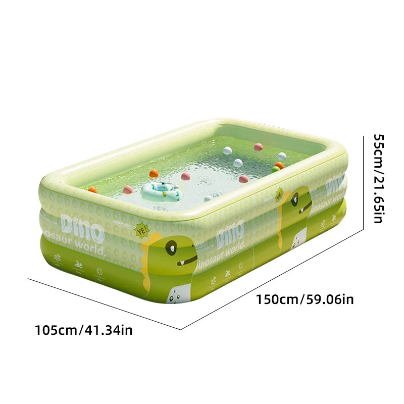 Spacious Inflatable Swimming Pool