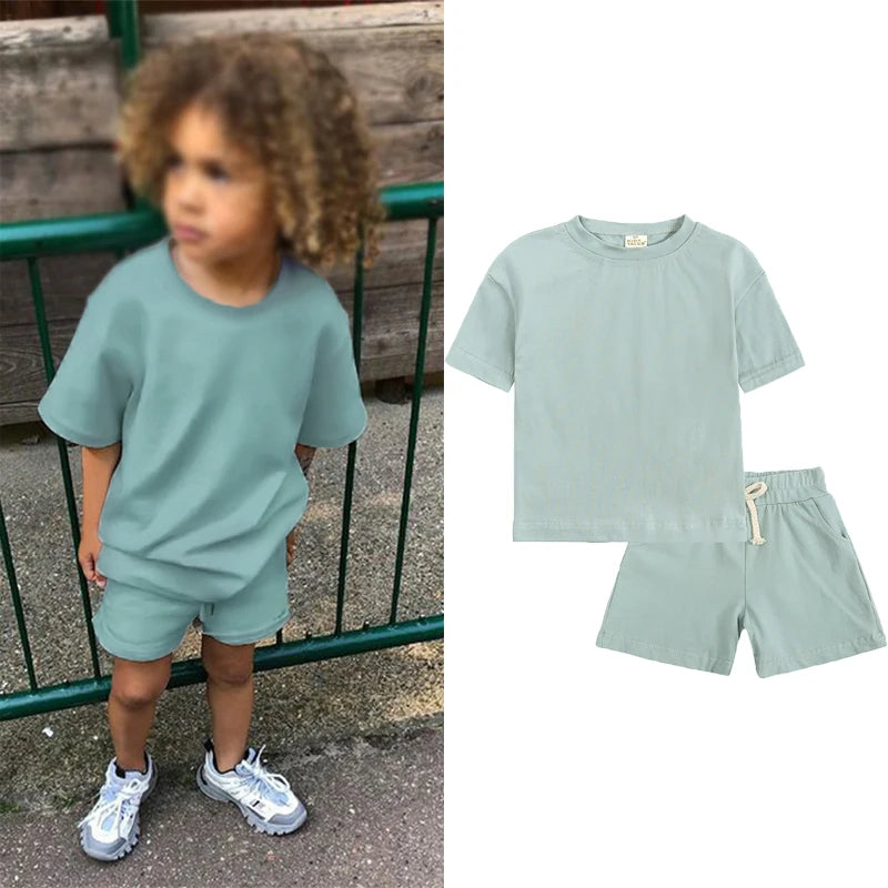 Cotton Basic Tracksuits for Kids