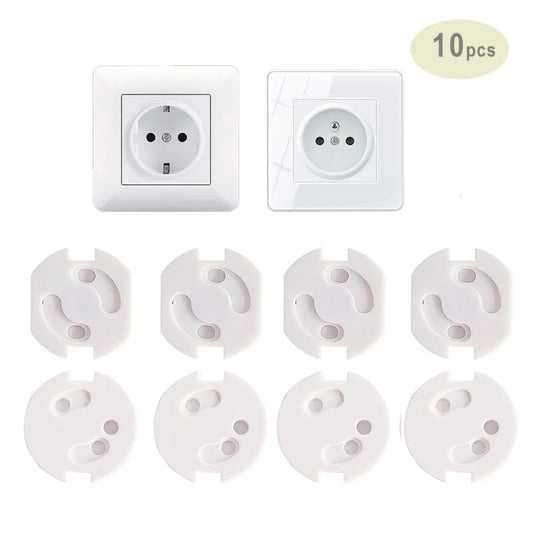 Baby Safety Socket Covers 10pcs Electrical Plastic Outlet Protectors Child Safe Socket Security Protection