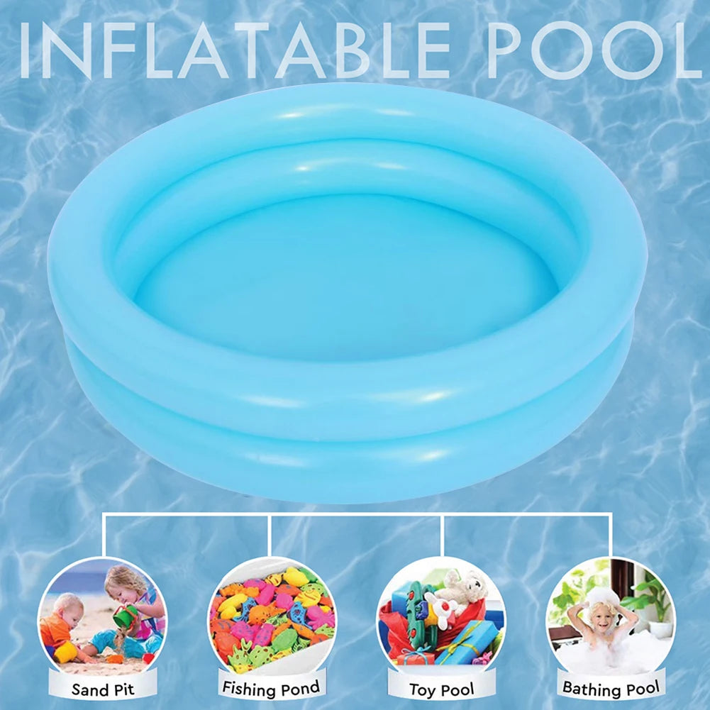 Compact Small Inflatable Kiddie Pool