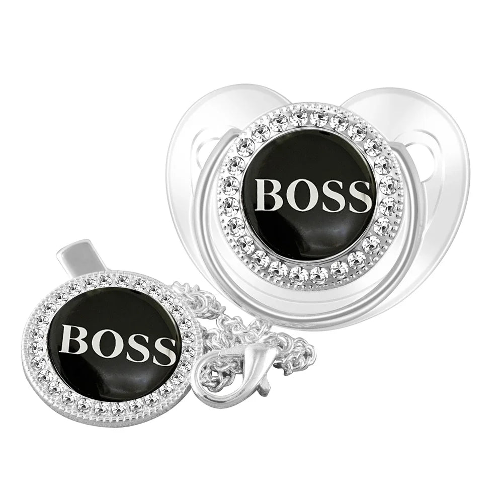 Luxury Boss Bling Pacifier – Glamour for Your Newborn