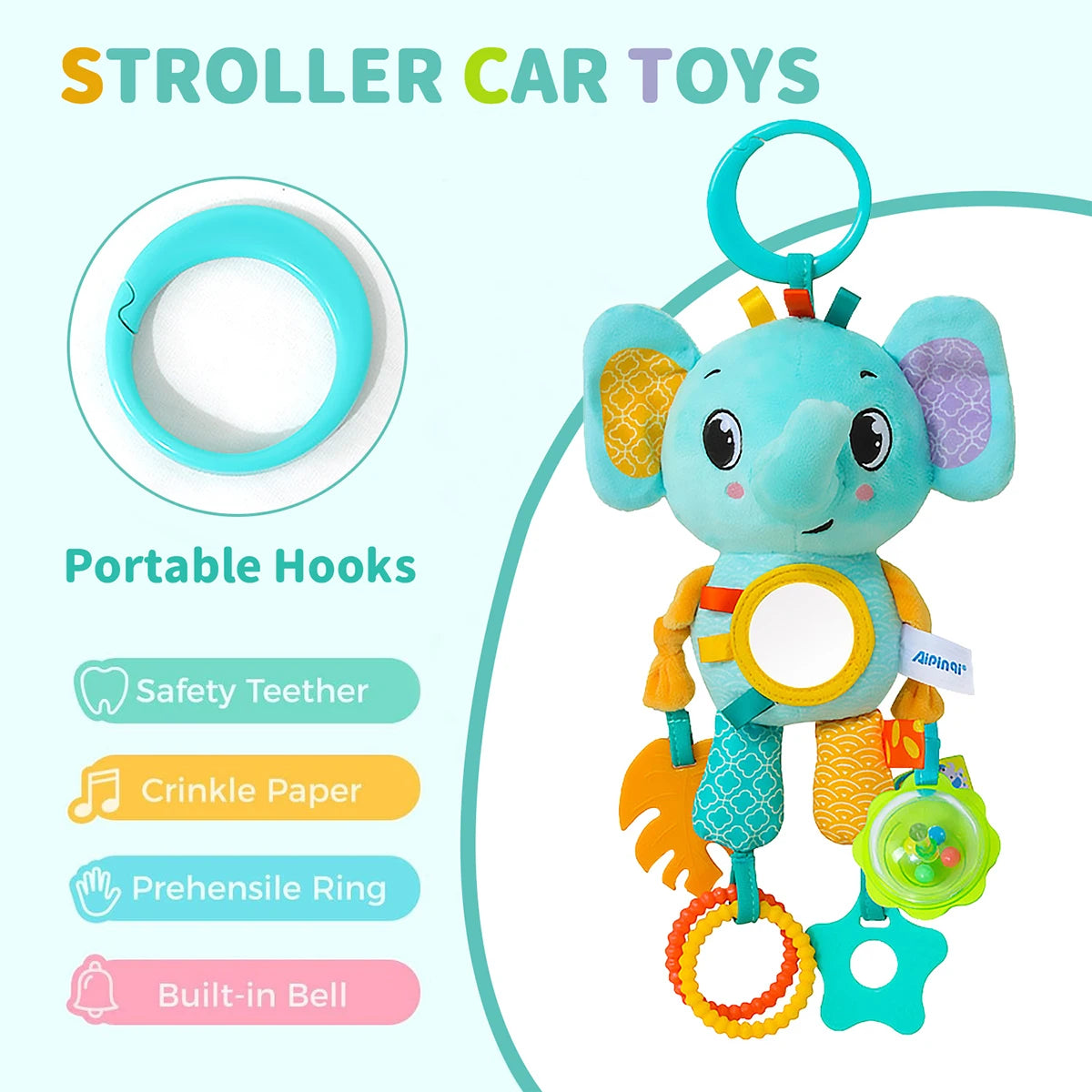 Delightful Baby Car Seat Toys – Engaging & Soothing Fun