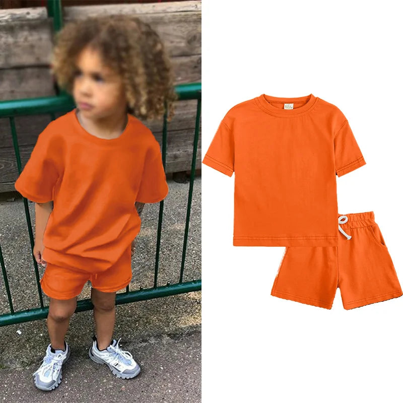 Cotton Basic Tracksuits for Kids