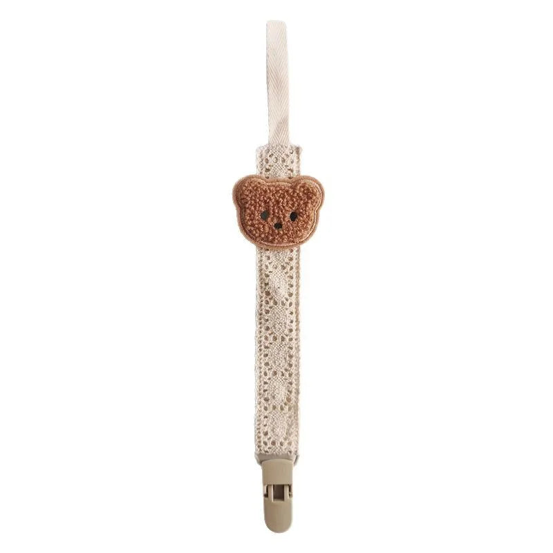 Adorable Bear Pacifier Anti Drop Chain