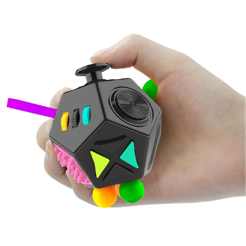 6/12 Sides Stress Relief Toys for Focus & Fun