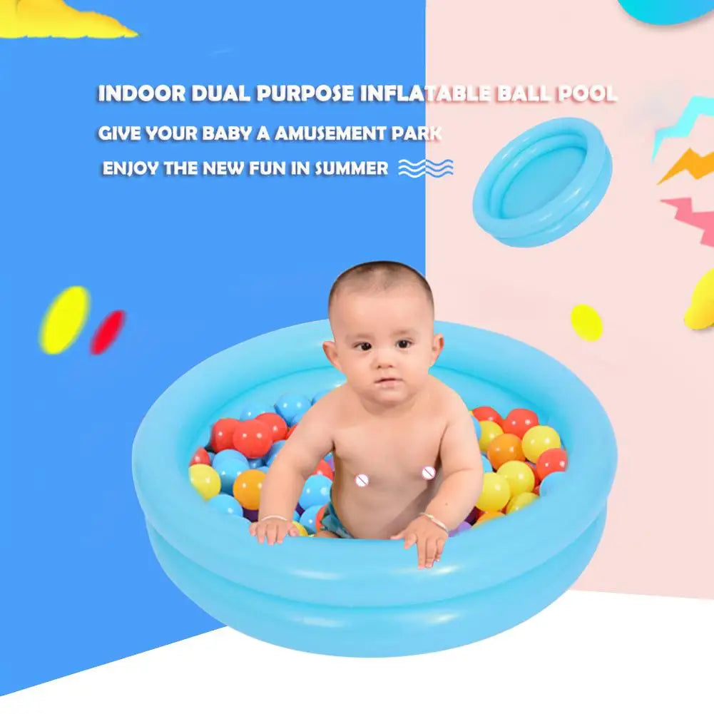 Compact Small Inflatable Kiddie Pool