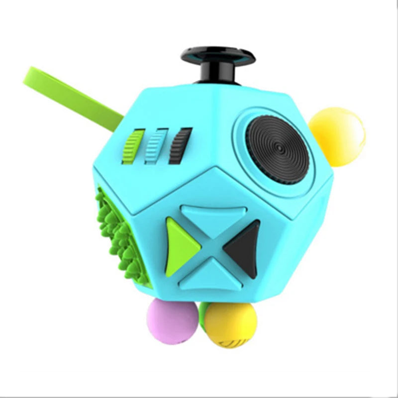 6/12 Sides Stress Relief Toys for Focus & Fun