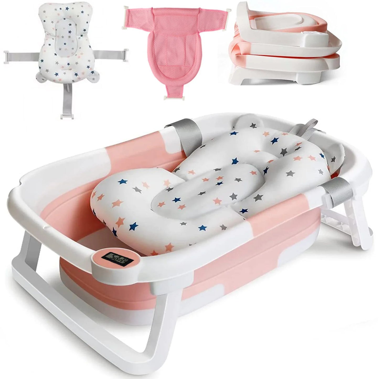 Baby Bath Tub with Foldable Design
