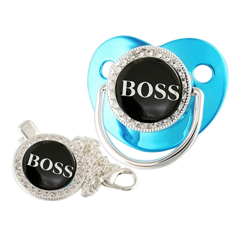 Luxury Boss Bling Pacifier – Glamour for Your Newborn