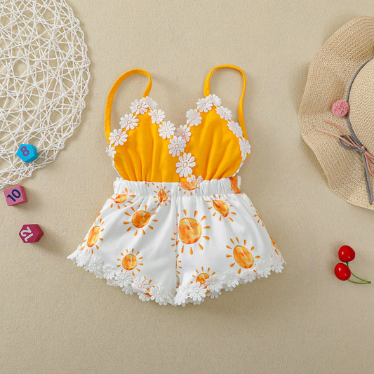 Toddler Girl Summer Romper