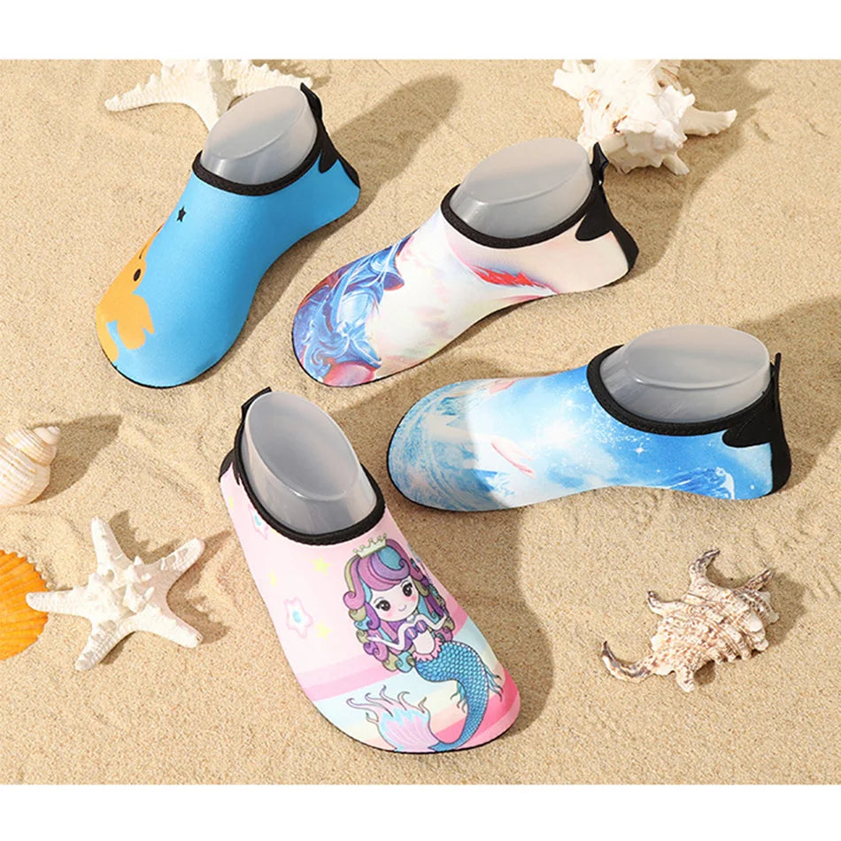Vibrant Kids Beach Shoes – Lightweight Fun for Water Adventures