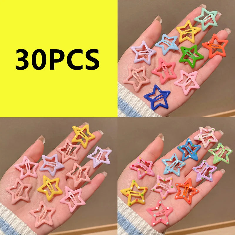 Colorful Star Hair Clips – Fun & Cute Accessories for Kids