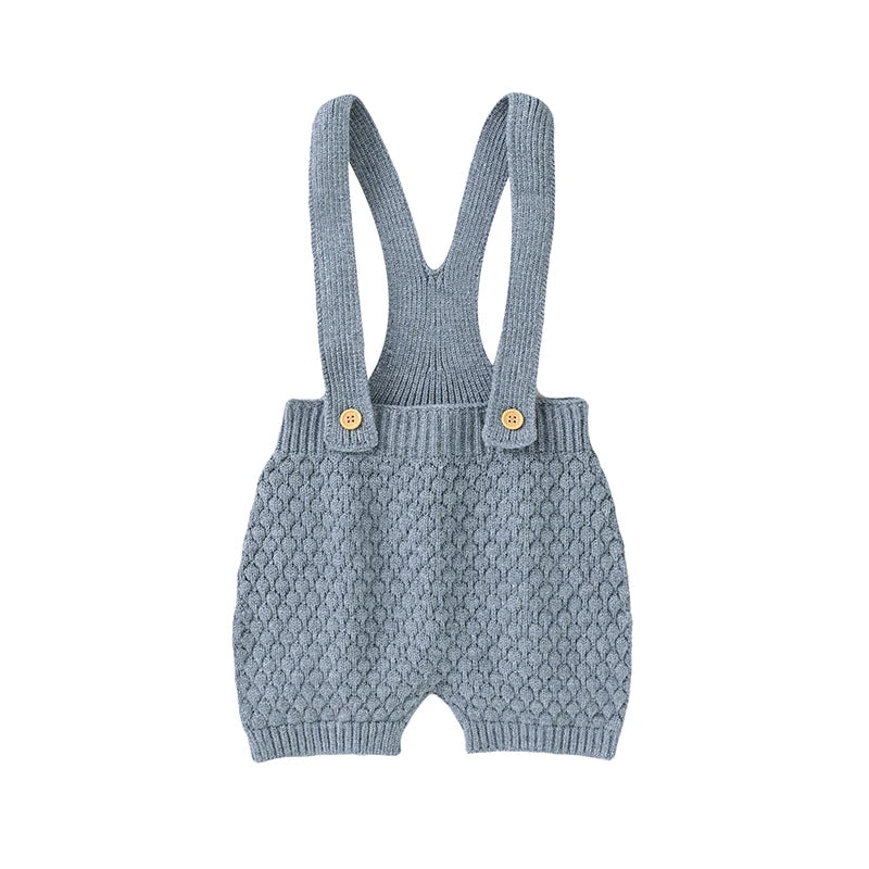 Newborn Sleeveless Knit Overalls