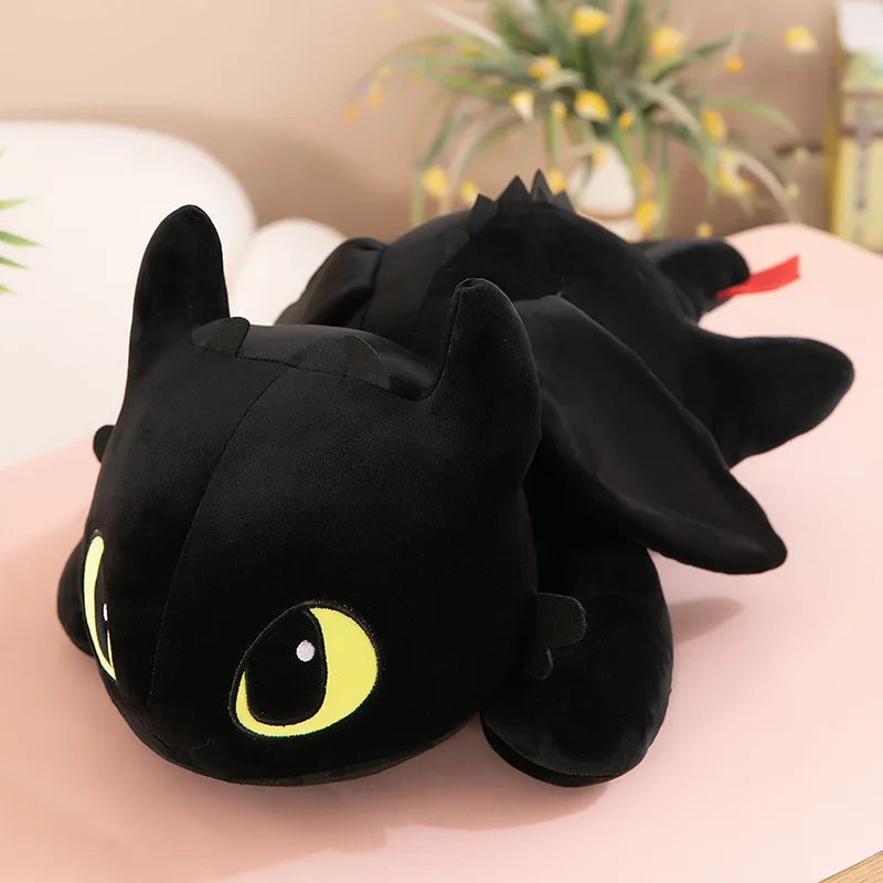 Adorable Plush Dragon Toys – Soft Night & Light Fury Set